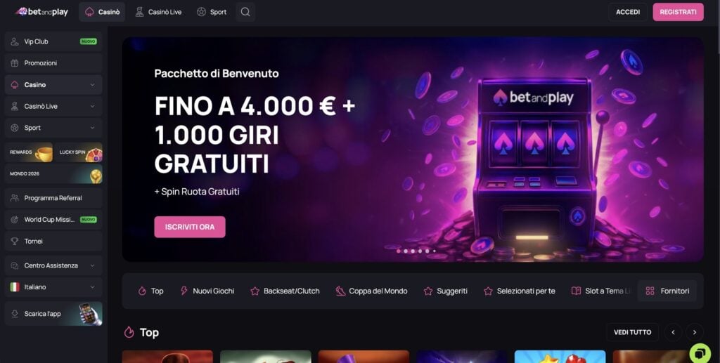 BetandPlay Online Casino