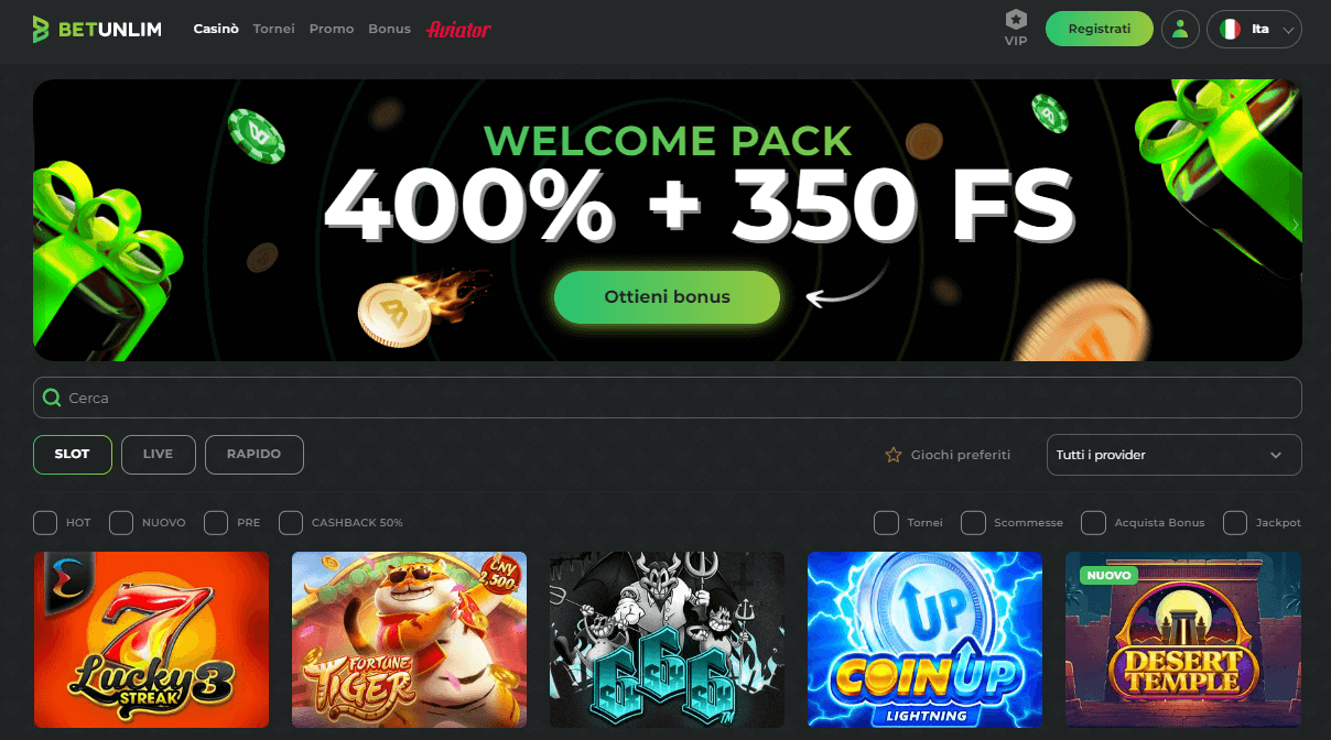 Betunlim Online Casino