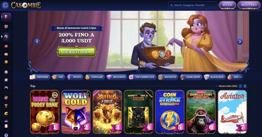 Casombie Online Casino