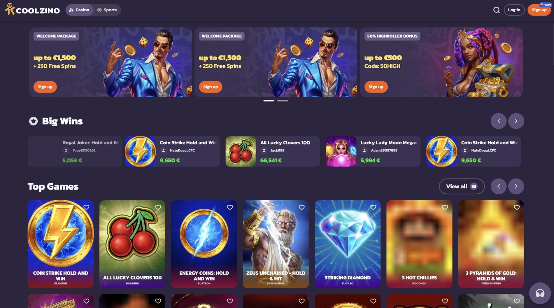 Coolzino Online Casino