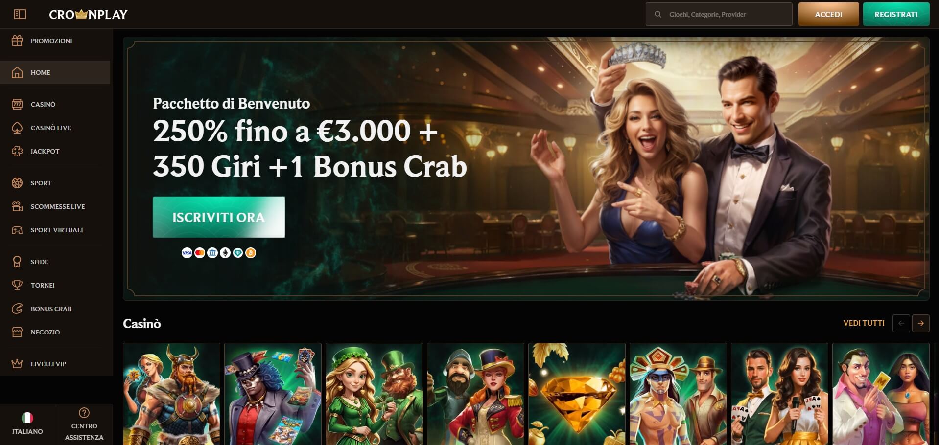 CrownPlay Online Casino