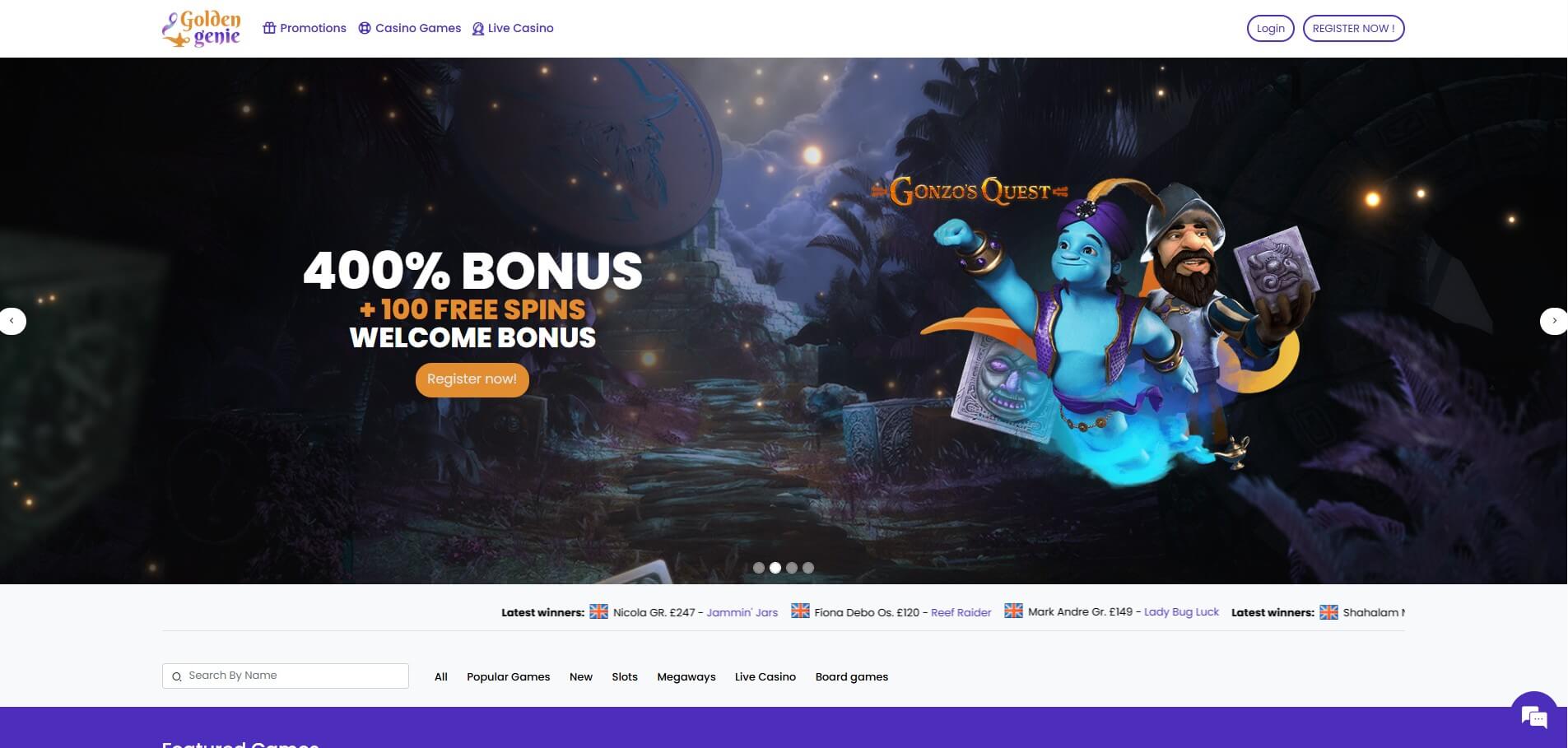 Golden Genie Online Casino