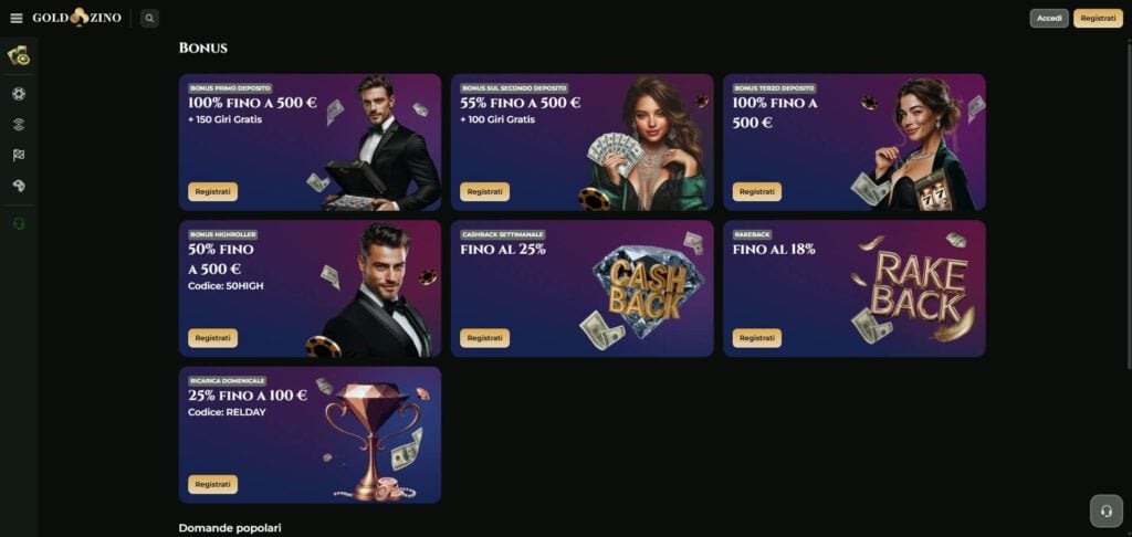Goldzino Casino Bonus
