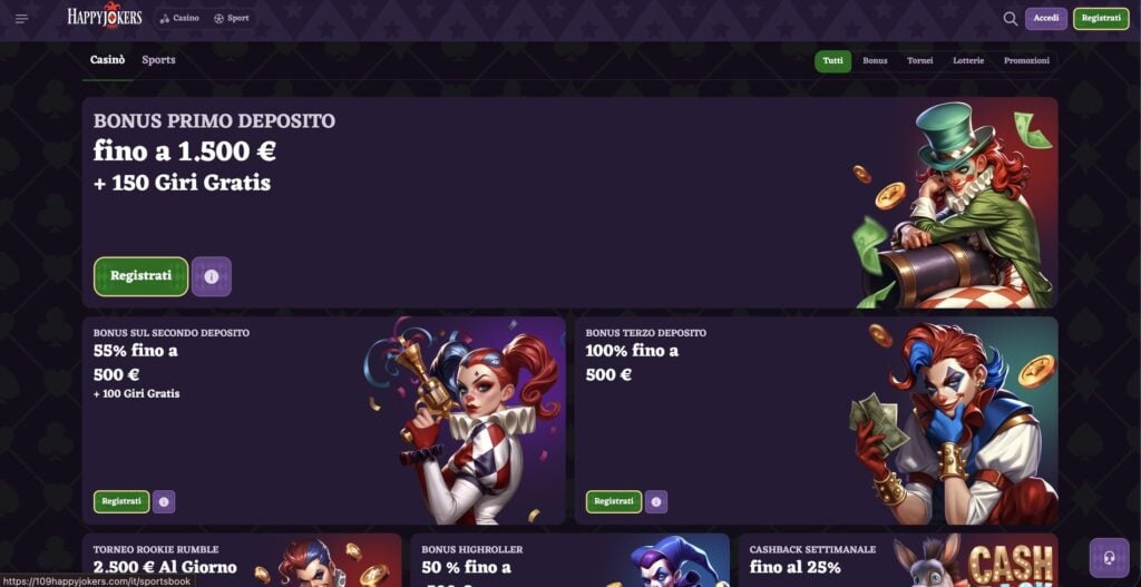 Happyjokers Casino Bonus