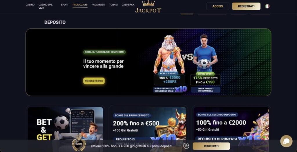 Jack-Pot Casino Bonus