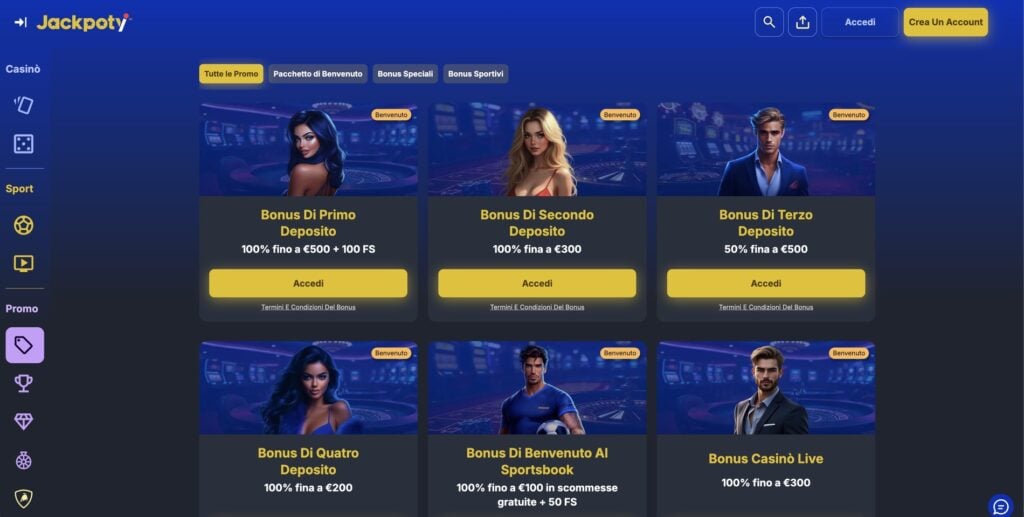 Jackpoty Casino Bonus
