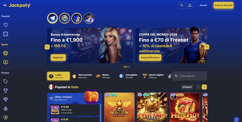 Jackpoty Online Casino