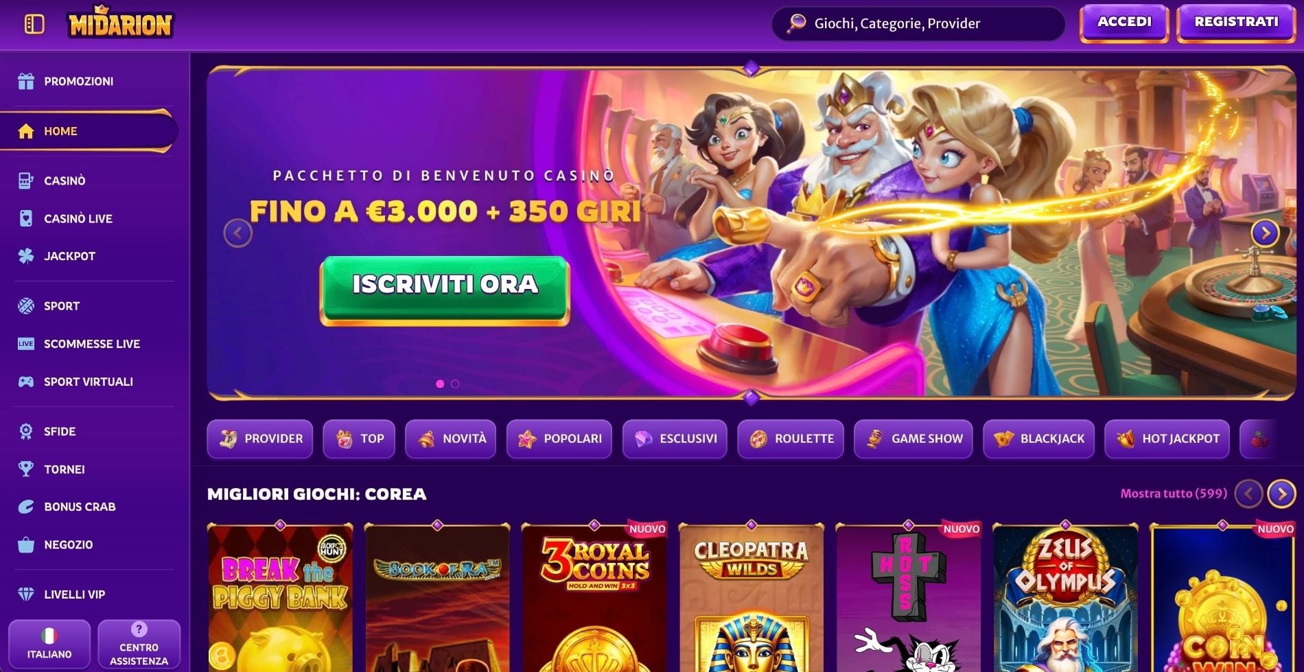 Midarion Online Casino