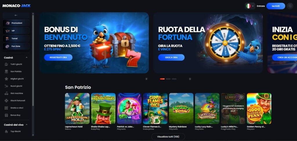 MonacoJack Online Casino