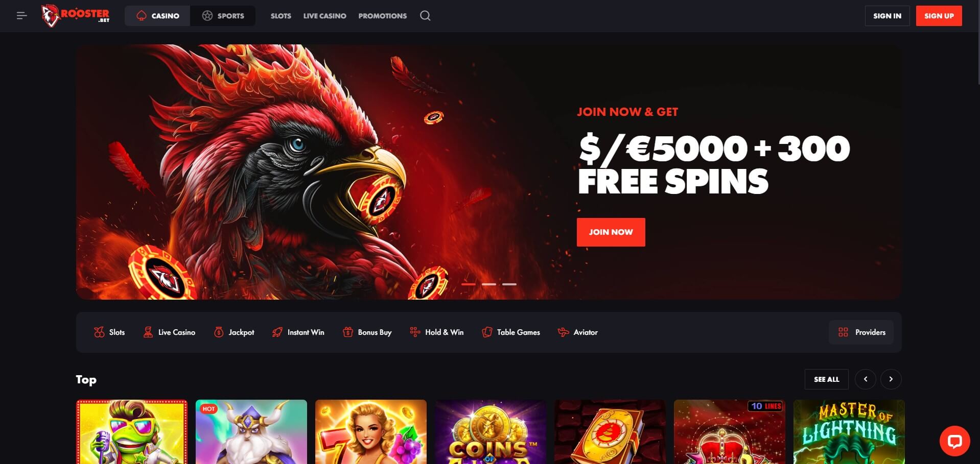 Rooster.Bet Online Casino