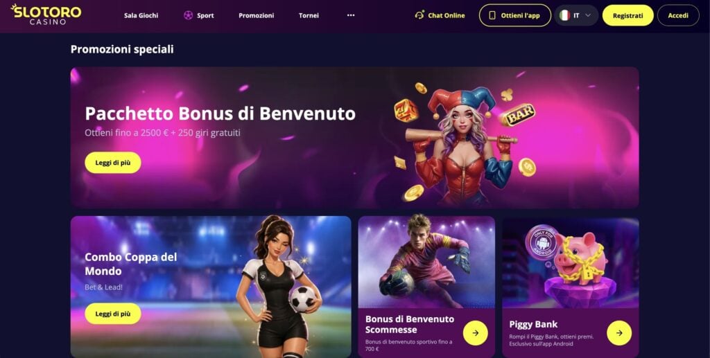 Slotoro Casino Bonus