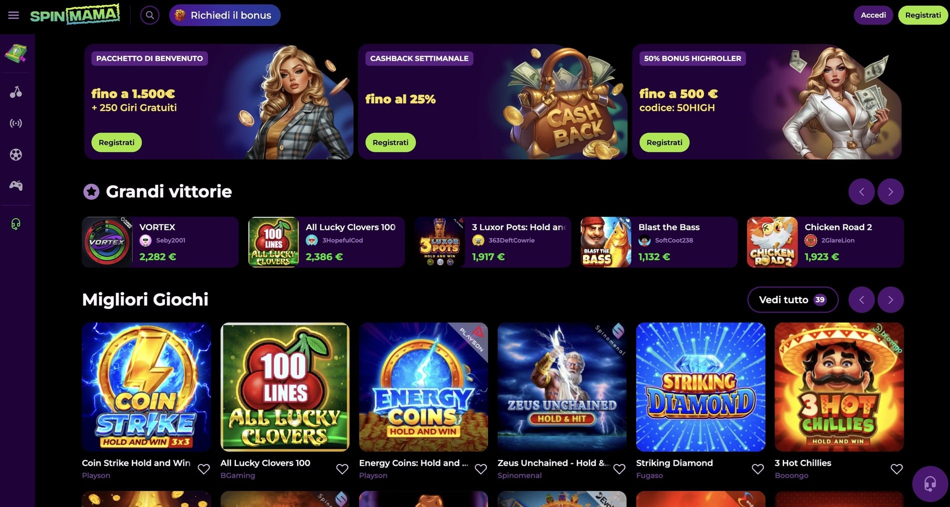 Spinmama Online Casino