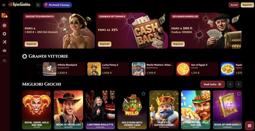 SpinoGambino Online Casino