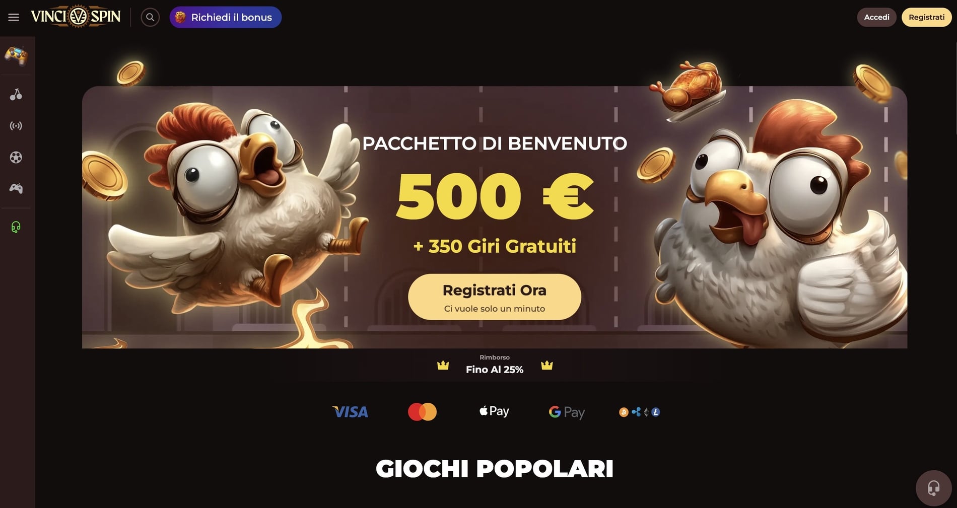 Vincispin Online Casino