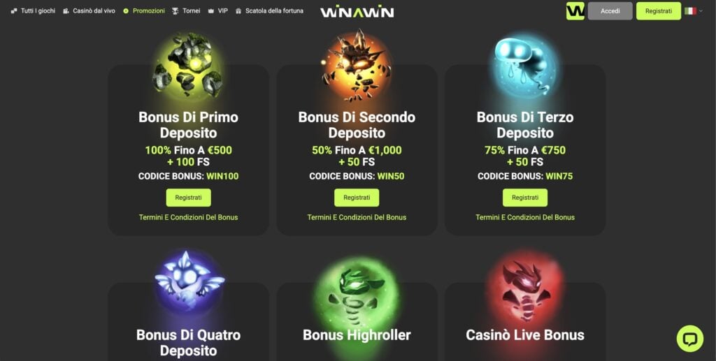 Winawin Casino Bonus