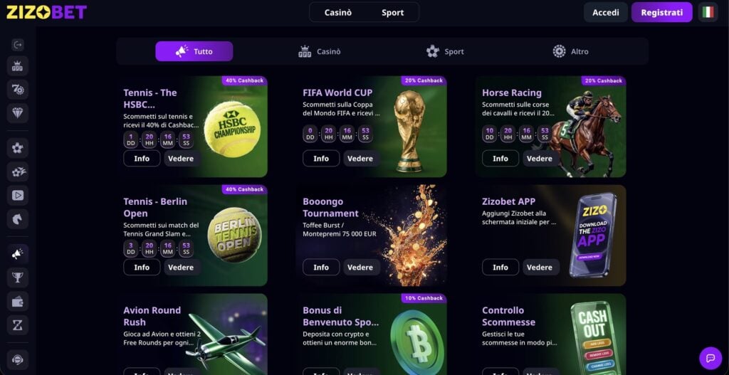 Zizobet Casino Bonus